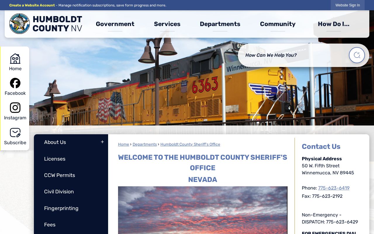 Humboldt County Sheriff official recent arrest information page